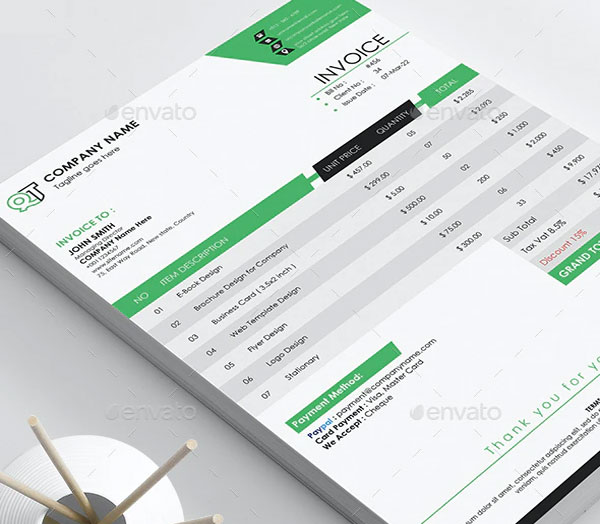 Soccer Invoice Excel Template