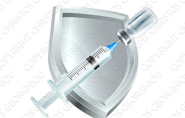 Vaccine Syringe Medical Template
