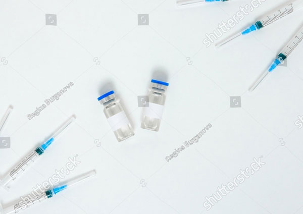 Vector Syringe Mockup