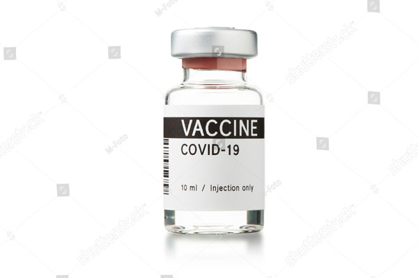 Vector Vaccine Bottle