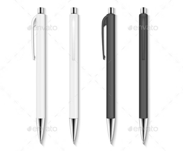 White and Black Pen
