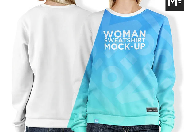 Women Sweatshirt Mockup