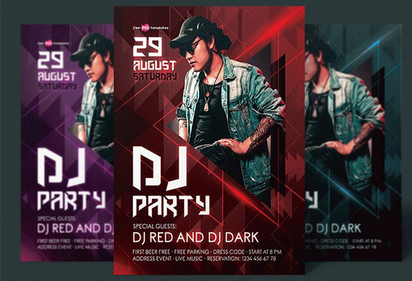 Best Dj Party Flyer Template