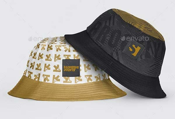 Bucket Hat PSD Mockup