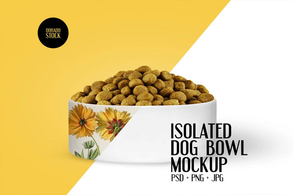 Dog Bowl Mockup Design
