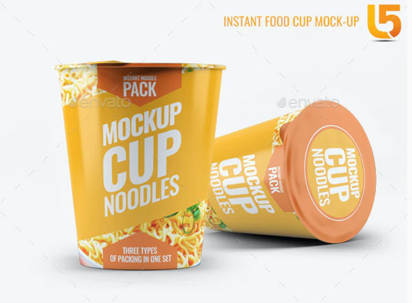 Food Cup Bowl Mockup Design