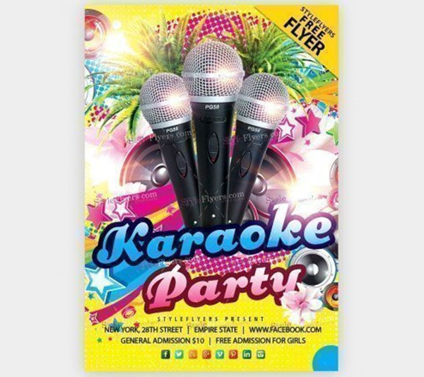 Free Karaoke Flyer Templates