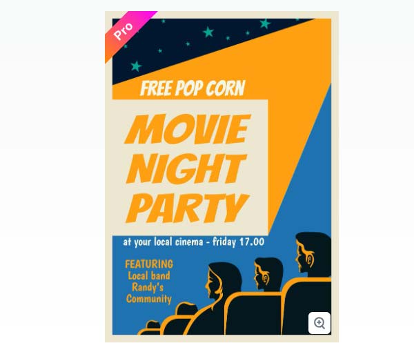 Free Movie Night Flyer Templates