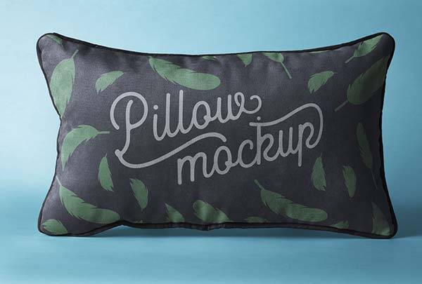 Free Photoshop Rectangular Pillow Mockup