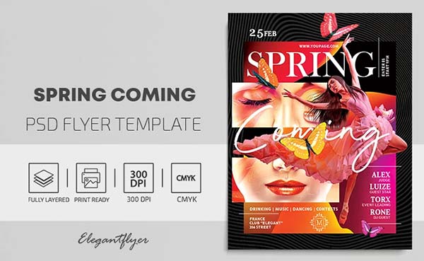 Free Spring Flyer Printable Template