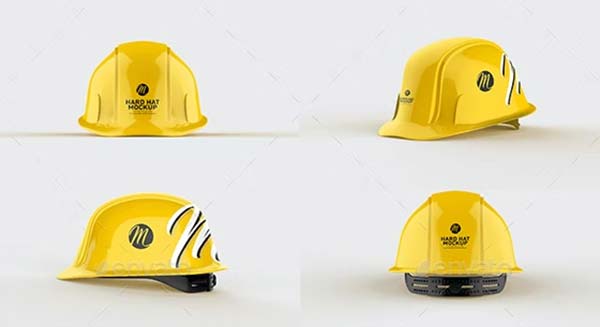 Hard Hat Premium Mockup