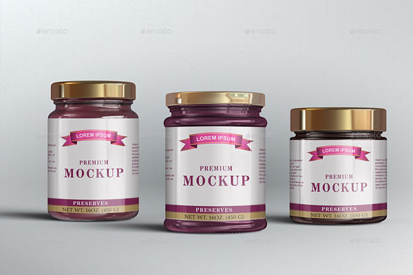 Honey Jars Mockup Design