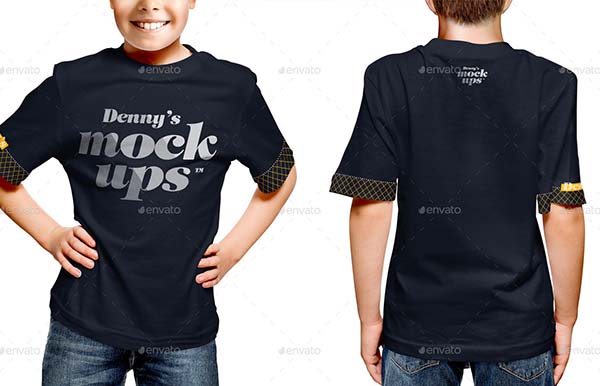 Kids T-Shirt PSD Mockup Template