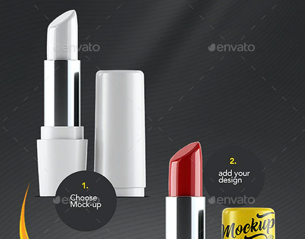 Lipstick Mockup Template