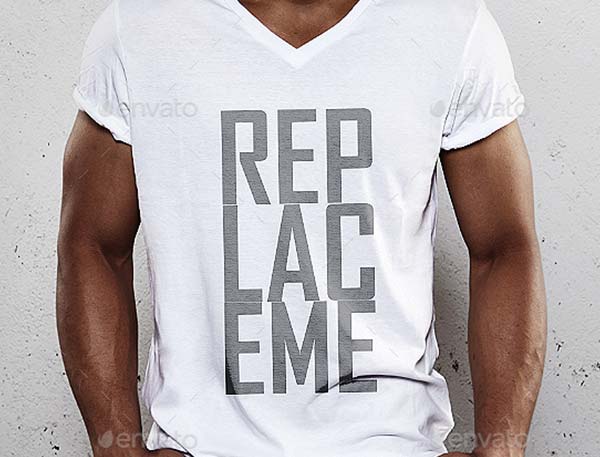 Men T-shirt Mockup Premium Template