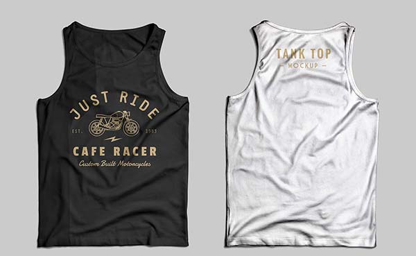 Mens Free Tank Top Mockup