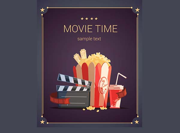 Movie Time Free Flyer Template