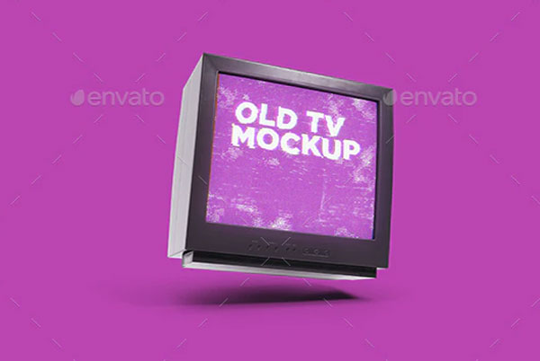 Old TV Mockup