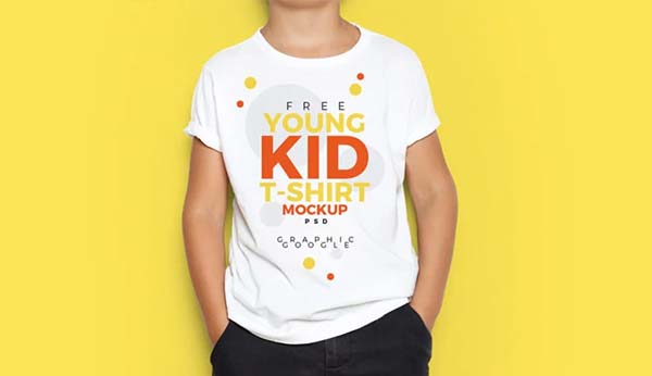 Photoshop Free Kids T-Shirt Mockups