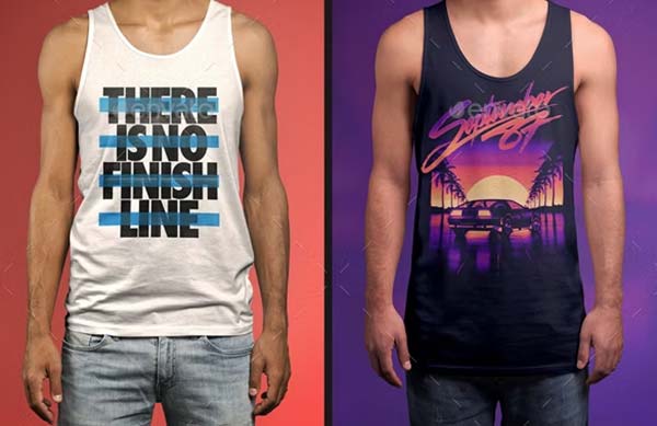 Photoshop Men Tank Top Mockups