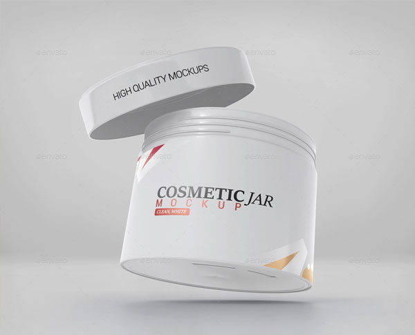 Sample Cosmetic Jar Mockup
