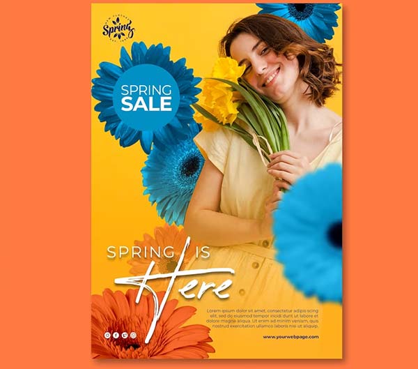 Spring Poster or Flyer Free Template