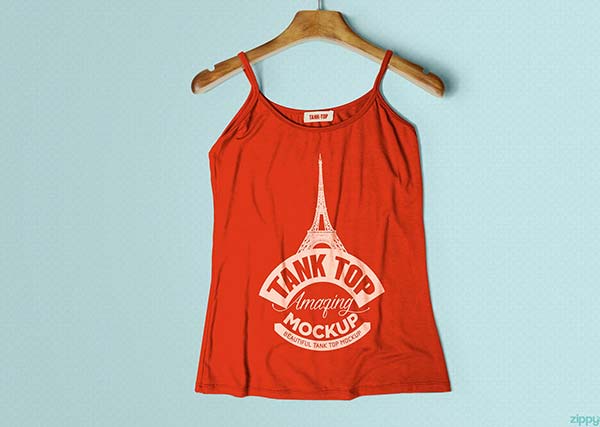 Womens Free Tank Top Photoshop Mockup