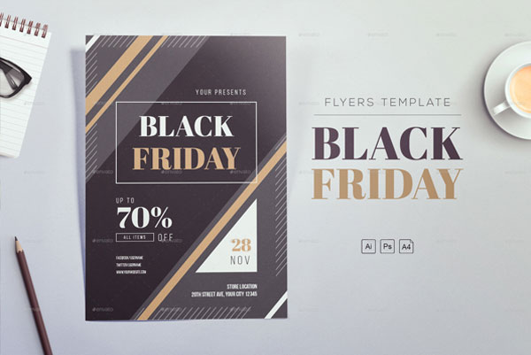 Amazing Black Friday 2018 Flyers Template
