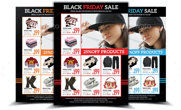 Amazing Black Friday Sale Flyer Design