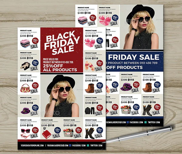 Amazing Black Friday Sale Flyer Template