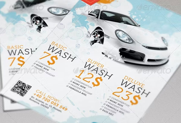 Best Car Wash Flyer Template