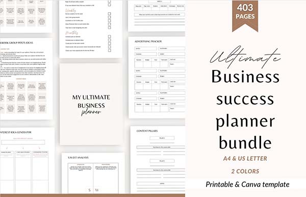 Business Planner Documents Bundle