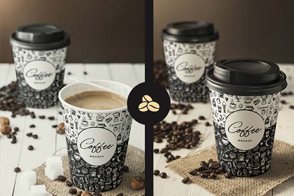 Coffee Cup Branding Free Mockup