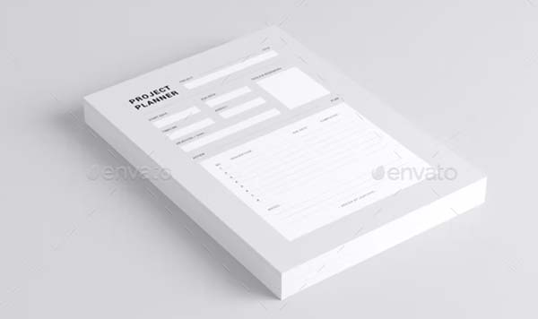 Company Project Planner Word Template