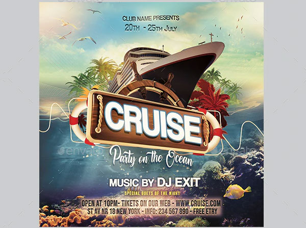 Cruise Party Flyer