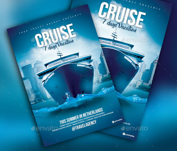 Cruise Vacation Flyer Template