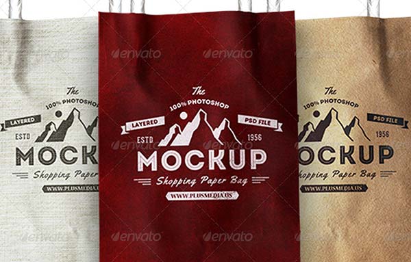 Customize Photoshop Shopping Bag Mockup