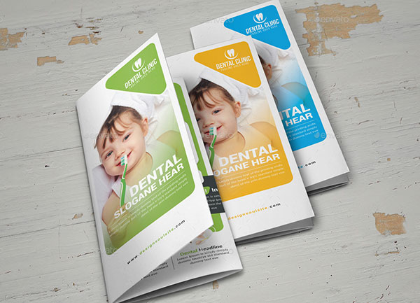 Dental Trifold Brochure Printable Template