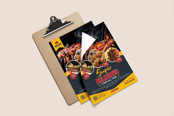 Editable Restaurant Flyer Template