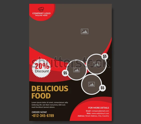 Elegant Restaurant Promotion Flyer Template