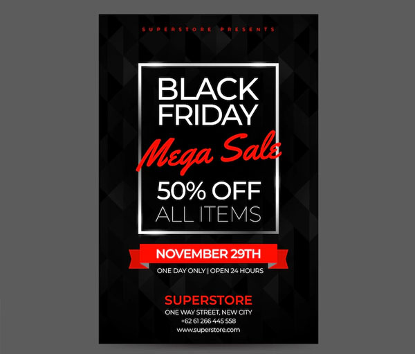 Free Amazing Black Friday Flyer Template