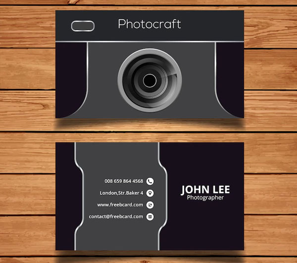 Free Corporate Card for Photography