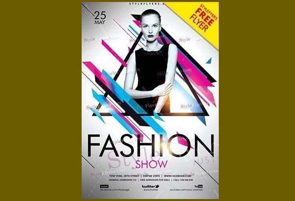 Free Fashion Show Flyer Template