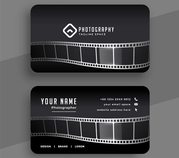 Free Photographer Business Card Design