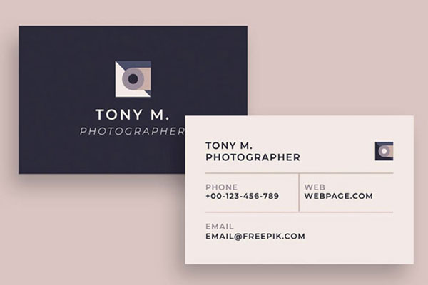Free Photographer Business Card Templates