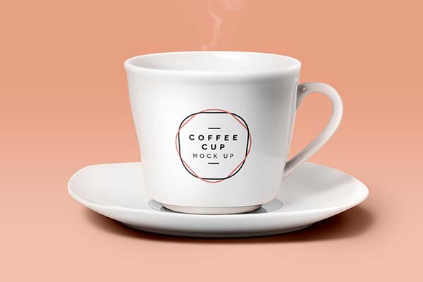 Free Photoshop Coffee Cup Mockup