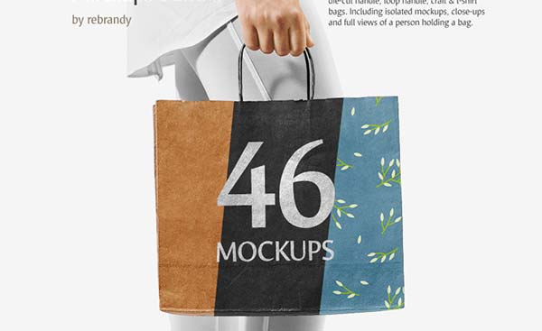 Free Shopping Bag Mockups Bundle
