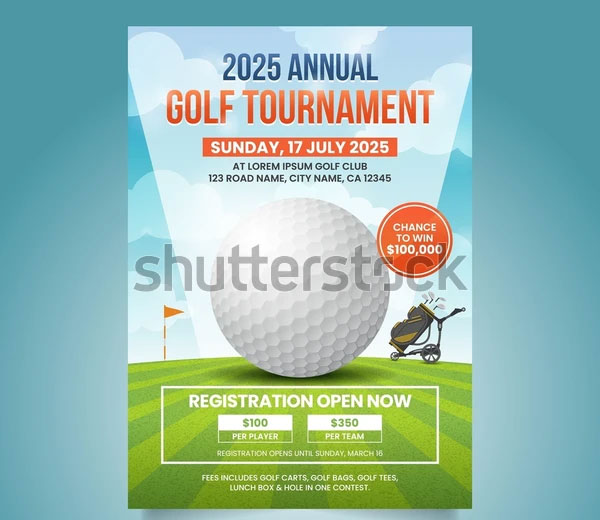 Golf Tournament Championship Flyer