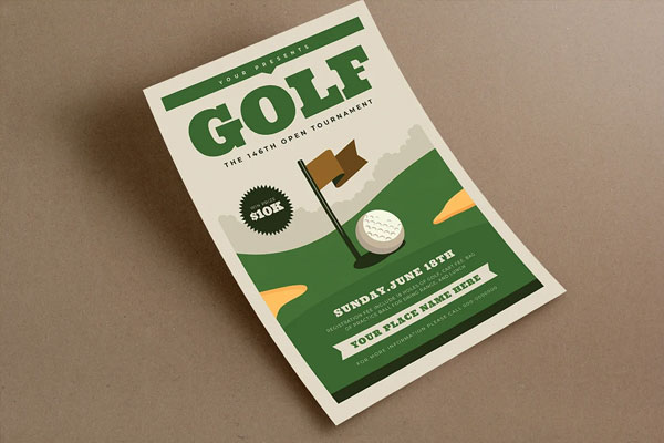 Golf Tournament Event Flyer