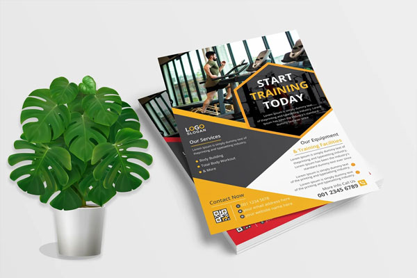 Gym Training Flyer Template
